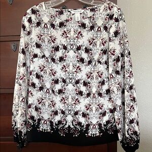 WHBM Women’s Floral Blouse Size 2